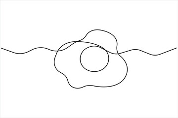Obraz premium Easter egg continuous one line art drawing of minimalist egg symbol vector illustration
