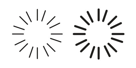 Obraz premium Loading icon in line design. editable stroke icons pack