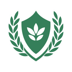 Laurel Leaf Ornament Vector Illustration