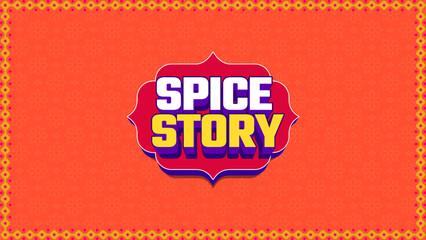 Colourful Indian Restaurant Logo Typography Set &ndash; Desi Food, Cafe & Street Food Branding Designs