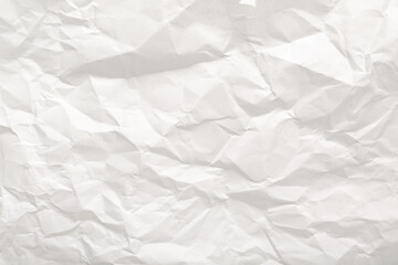 Obraz premium Crumpled sheet of paper as background, top view