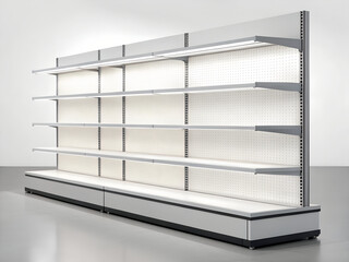 empty shelf on a shelf