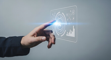 Human and Artificial Intelligence Collaboration Concept