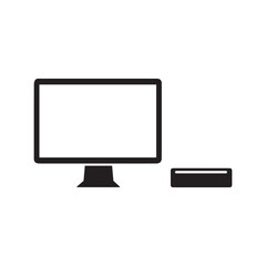 Mini computer vector
