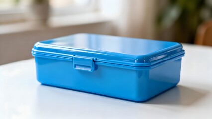 BluePlasticLunchboxOnTable