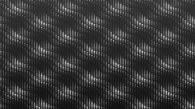 An abstract pattern of light and dark dots creating a wave-like visual effect