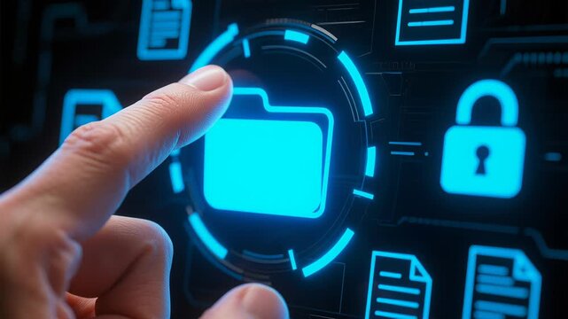 Cloud service for digital file sharing and document management with secure storage, fast datum transfer, and intuitive user control in workspace