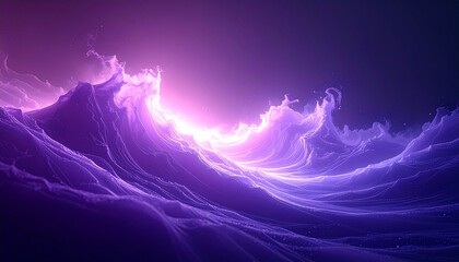 An abstract blue background featuring stars and flowing fractal waves of light creates a cosmic texture with pink and purple energy lines in motionAn abstract blue background featuring stars