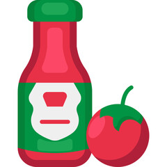 Tomato Sauce Flat Icon