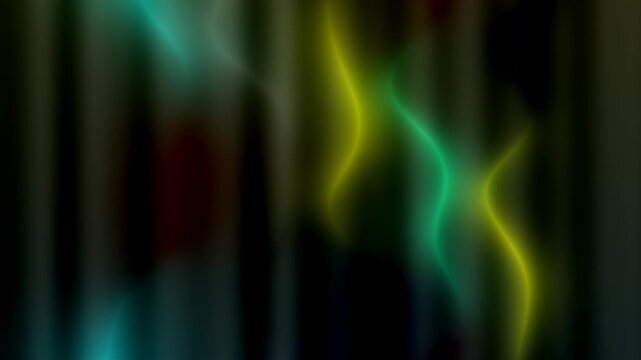 Vibrant abstract digital art with flowing neon-colored light streaks and smooth gradients