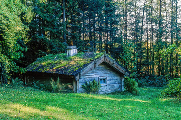 Old wooden croft by the forest edge © Lars Johansson