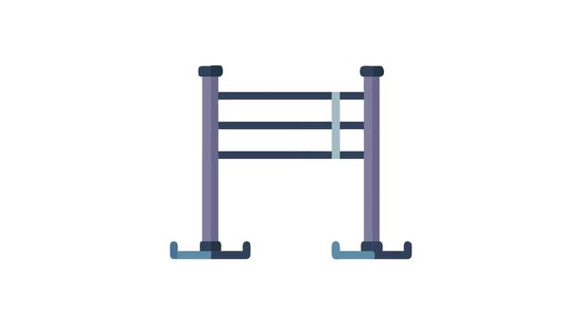  Portable Parallel Bars for Gymnastics Training.