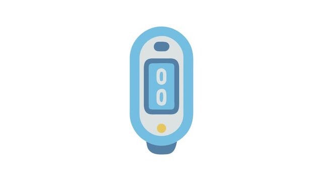  Versatile Digital Pedometer Icon.