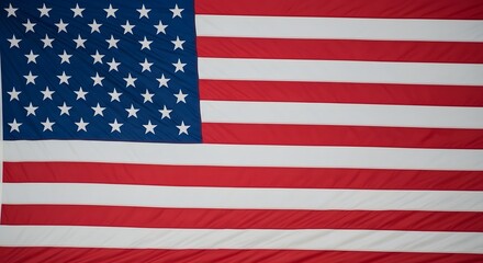 Fototapeta premium American flag with 50 stars and 13 stripes