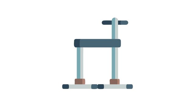  Durable Dip Stand for Parallel Bar Training Workouts.