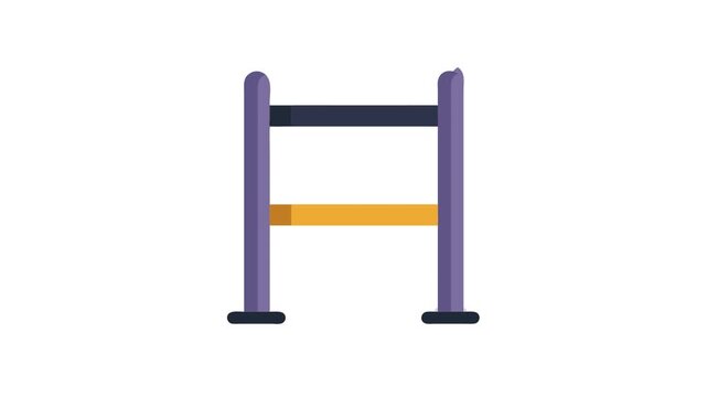  Dynamic Parallel Bars Icon.