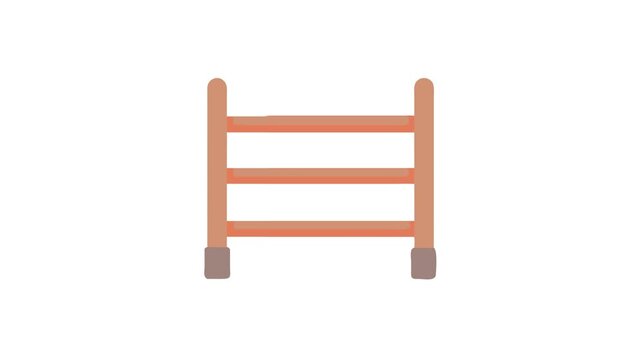  Dynamic Wooden Parallettes Icon.