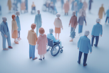 車椅子の人も自然に溶け込む温かなコミュニティの集い
