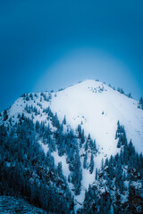 Jasn&aacute; ski resort in the Low Tatras Mountains, located in the Liptov region of Slovakia. Snow-covered peaks, alpine slopes, and winter landscape create a popular destination for skiing