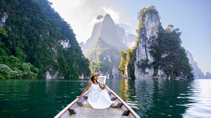 Serenity on the water in Khao Sok National Park, Ban Ta Khun, Thailand