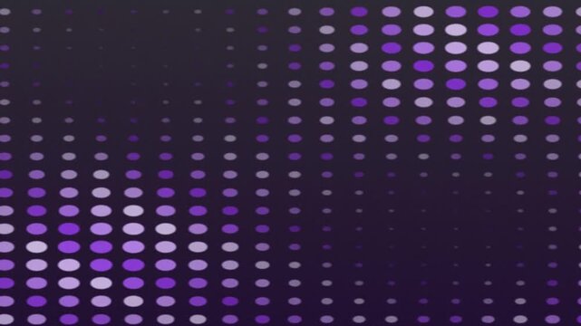 A pattern of evenly spaced, multicolored dots forming a vibrant, dynamic digital design