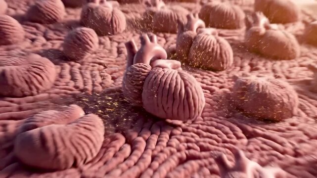 Pluripotent Stem Cell Differentiation Into Beating Heart Muscle Tissue Showing Growth Factor Signals And Cardiomyocyte Formation Process