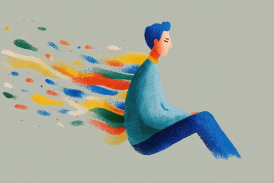 Fainting concept representing sudden loss of consciousness and physical weakness.