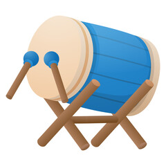 Bedug Drum Illustration