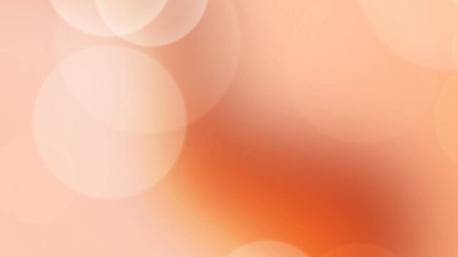 Soft Bokeh Background With Orange Hues And Gentle Light Effects Creating A Warm Ambiance