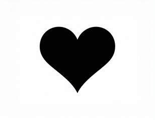 Heart vector icon, Love symbol. Valentine's Day sign, emblem isolated on white 