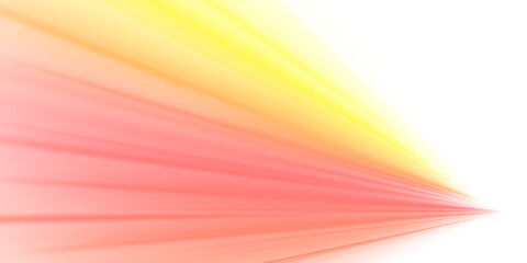 Obraz premium Vibrant orange streaks bend smoothly, forming a flowing light highway. Neon glow adds clarity and energy. A modern speed element for creative layouts. PNG