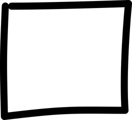 Obraz premium Square Frame Icon