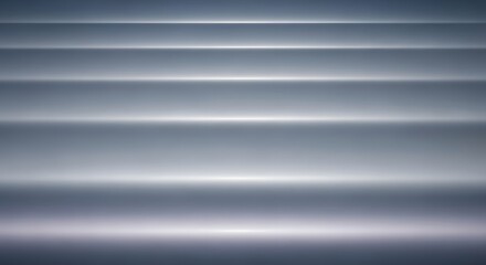 Obraz premium Abstract metallic surface with horizontal ridges and gradient lighting effect.