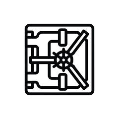 Obraz premium Heavy Bank Vault Door