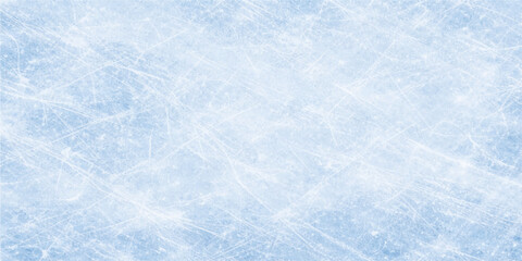 Obraz premium Abstract winter background featuring a blue grunge texture with white frozen snowflakes and crystal frost patterns on a bright cold surface for Christmas