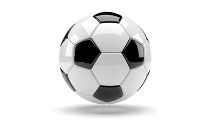 Fototapeta premium A shiny soccer ball