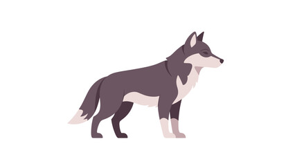 Naklejka premium Illustration of a wolf.