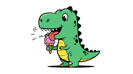 Fototapeta premium Dino ice