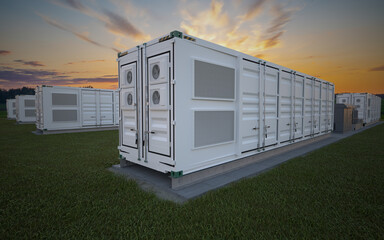 Obraz premium energy storage power station