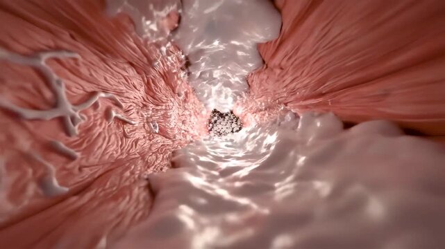 Internal airway narrowing inside lungs showing bronchiole muscle spasm swelling mucus buildup and severe breathing restriction
