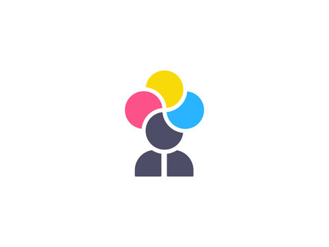 multiskilled person icon
