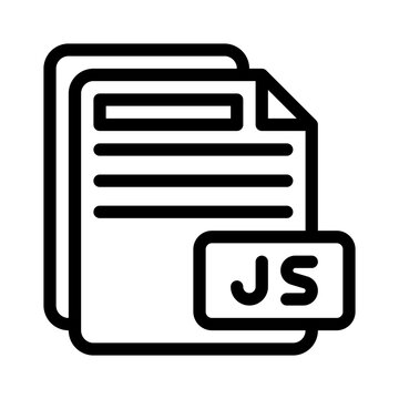 javascript line icon