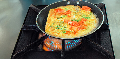 Barwny Warzywny Omlet 