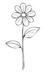 Kwiatek rysunek