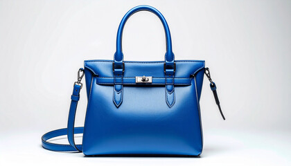 blue bag isolated on white
