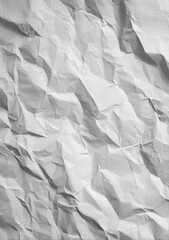 Wrinkled white paper, textured background with light & shadow details