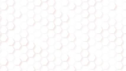 Fototapeta premium Hexagon Beehive honeycomb pattern wall black and white. Black honeycomb on a white background. Seamless texture. Isometric geometry.