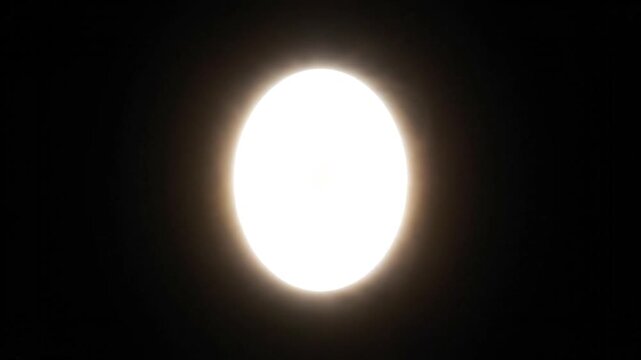 A stunning nighttime view of a bright celestial object shining in the dark sky.