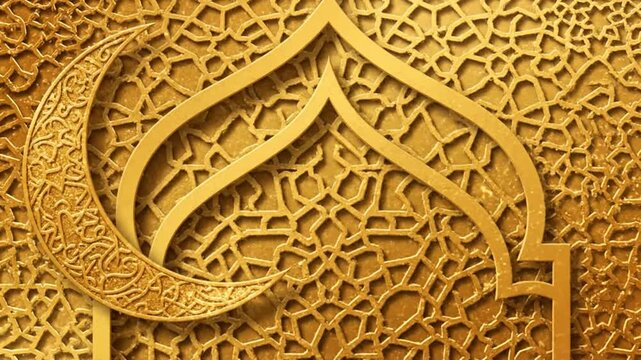 Islamic Golden Symbol Islamic Art.