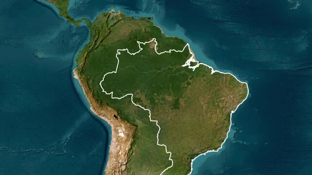 Amazon River Animation 1080 footages 00.15